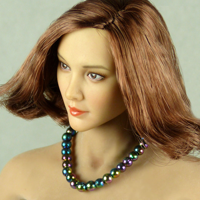 Nouveau Toys 1/6 Scale Female Dark Iridescent Pearl Single Loop Necklace